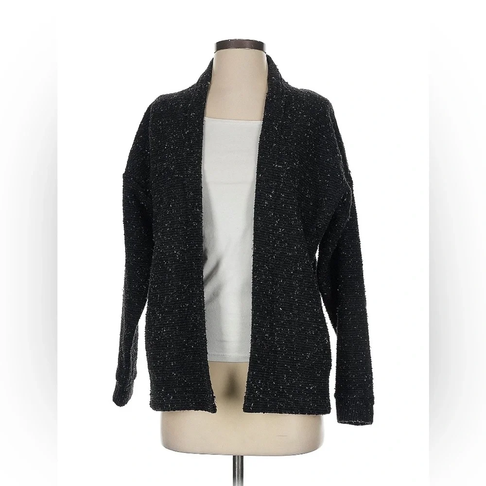 MIG make it good xs Black Open-Front Women's Sweater 79
